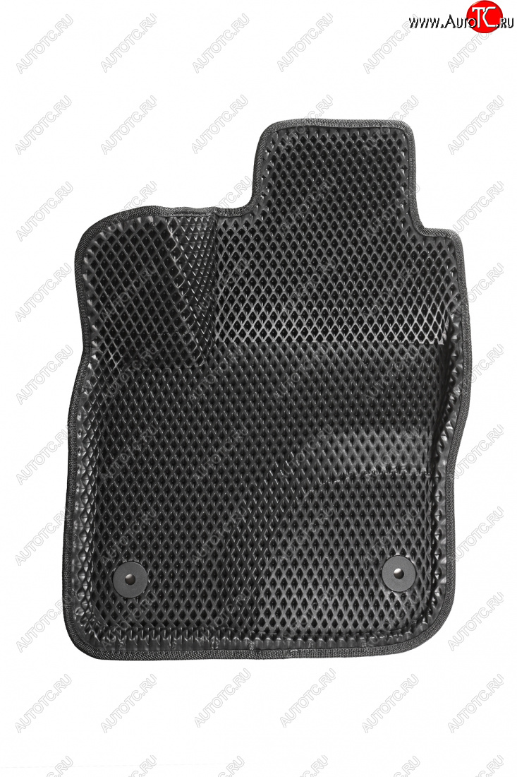 5 399 р. Коврики в салон EVA (МКПП, 3D, ромб, чёрные) Seintex Ford Focus 3 седан рестайлинг (2014-2019)  с доставкой в г. Керчь