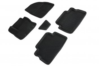 Коврики в салон EVA (3D, ромб, чёрные) Seintex Ford Kuga  1 (2008-2013)