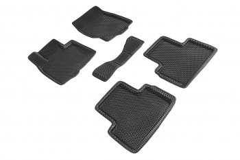 Коврики в салон EVA (3D, ромб, чёрные) Seintex INFINITI FX37  S51 (2008-2013) дорестайлинг, рестайлинг