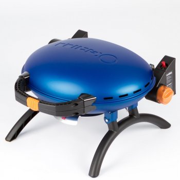 27 699 р. Гриль газовый O-GRILL 500 синий (в комплекте адаптер тип А) + подарок - шланг для бытового баллона O-GRILL 500-blue  с доставкой в г. Керчь. Увеличить фотографию 1