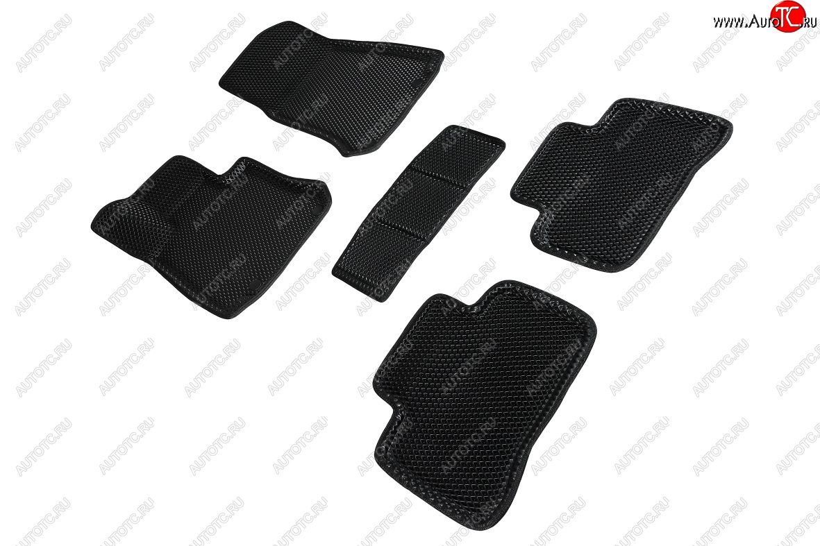 6 299 р. Коврики в салон EVA (3D, ромб, чёрные) Seintex  Mercedes-Benz GLC class ( X253,  C253) (2015-2025)  с доставкой в г. Керчь