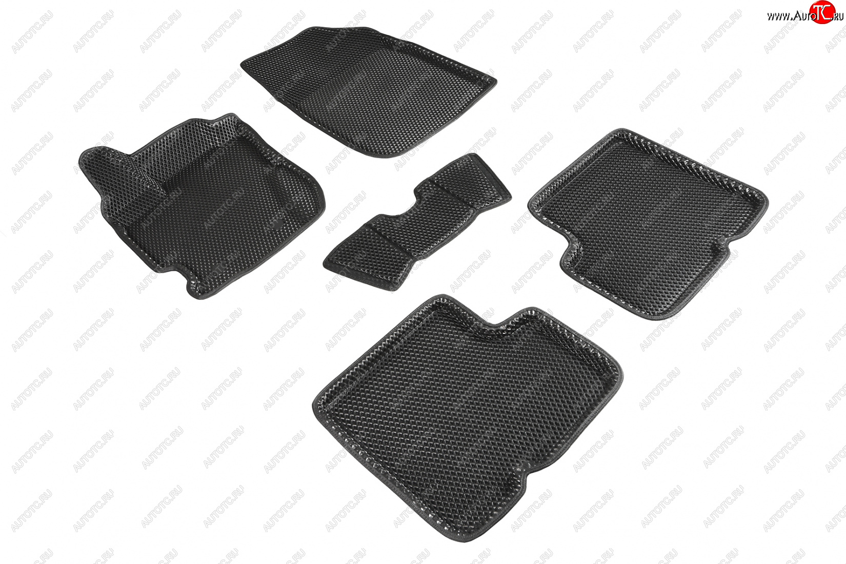 5 399 р. Коврики в салон EVA (3D, ромб, чёрные) Seintex  Renault Duster  HS (2015-2021) рестайлинг  с доставкой в г. Керчь