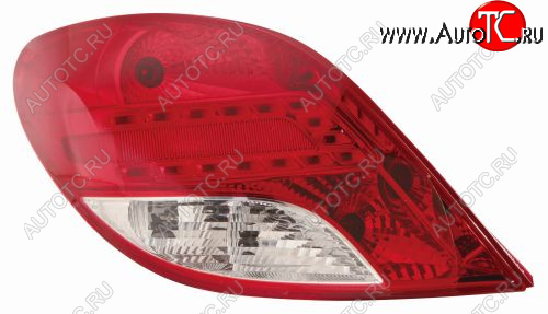 5 999 р. Левый фонарь задний DEPO Peugeot 207 WA хэтчбэк 3 дв. дорестайлинг (2006-2009)  с доставкой в г. Керчь