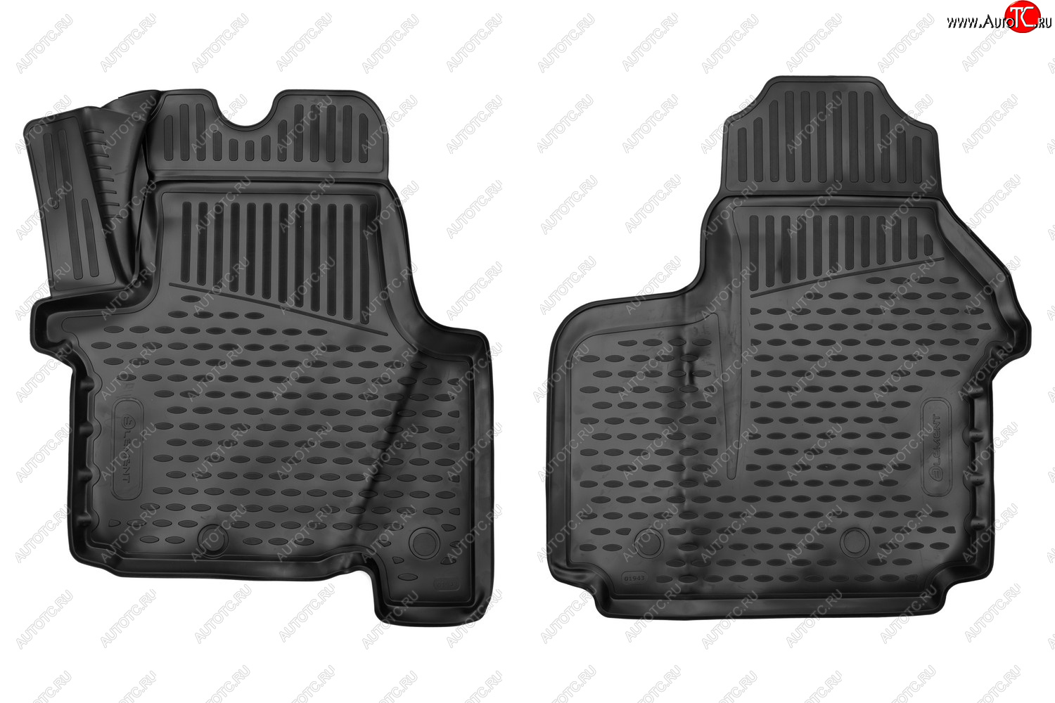 2 559 р. Комплект ковриков в салон RENAULT 3D (1 ряд, полиуретан, чёрные) Renault Trafic X82 1-ый рестайлинг (2019-2021)  с доставкой в г. Керчь