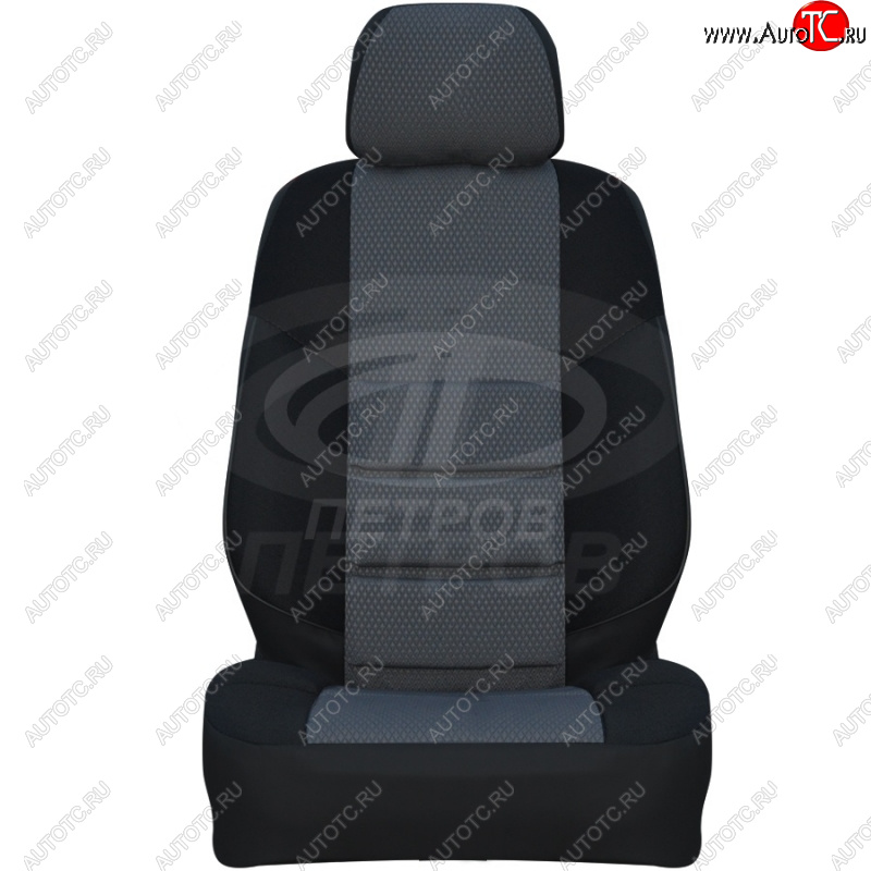 3 999 р. Чехлы сидений (экокожа-жаккард) Петров А10  Toyota RAV4  XA40 (2012-2019) 5 дв. дорестайлинг, 5 дв. рестайлинг (Черный)  с доставкой в г. Керчь