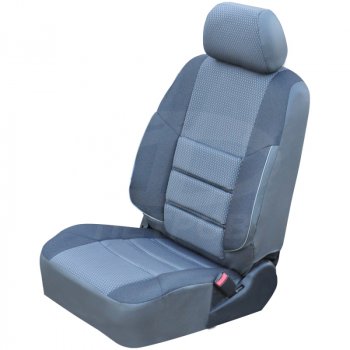 3 999 р. Чехлы сидений (экокожа-жаккард, 60/40) Петров А10 Hyundai Getz TB хэтчбэк 5 дв. рестайлинг (2005-2010) (Серый)  с доставкой в г. Керчь. Увеличить фотографию 2