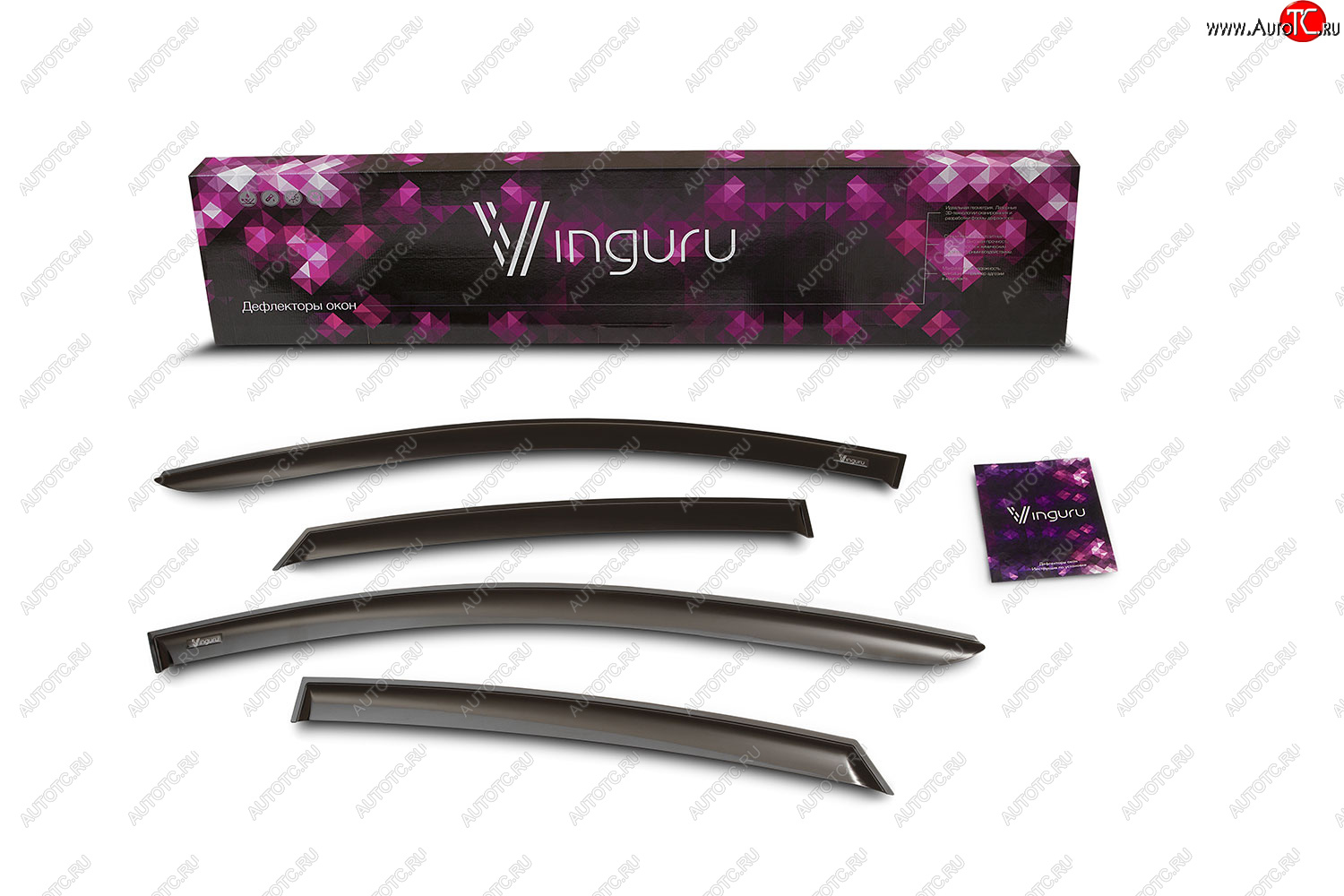 3 269 р. Дефлекторы окон Vinguru Chery Amulet (Corda) A15 лифтбэк (2003-2010)  с доставкой в г. Керчь