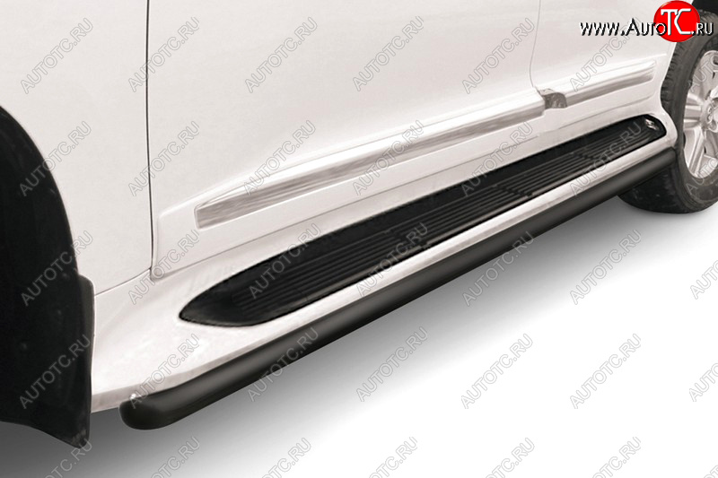 16 749 р. Защита порогов (труба диаметр 57) Arbori Toyota Land Cruiser 200 1-ый рестайлинг (2012-2015)  с доставкой в г. Керчь