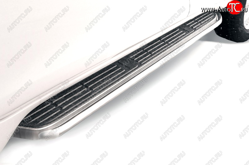 22 999 р. Защита порогов с подножкой (диаметр 42) Arbori Toyota Land Cruiser Prado J150 1-ый рестайлинг (2013-2017)  с доставкой в г. Керчь