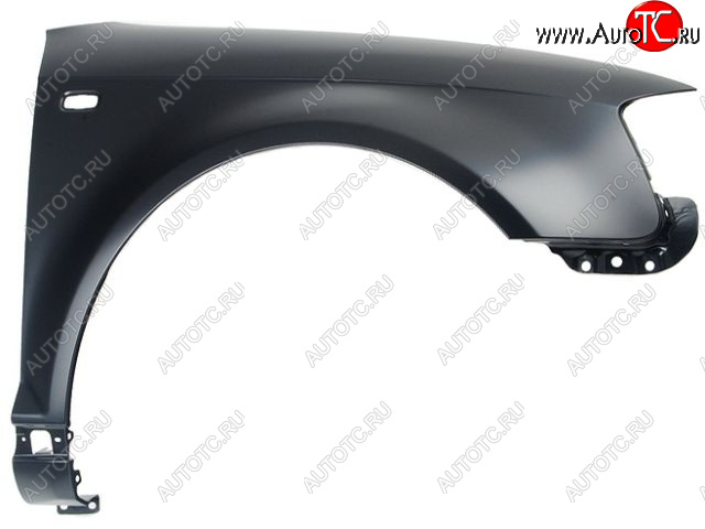 4 899 р. Правое крыло переднее (с отверстием под повторитель поворота, Тайвань) BodyParts  Audi A3 ( 8P1 хэтчбэк 3 дв.,  8PA хэтчбэк 5 дв.) (2004-2013) 1-ый рестайлинг, 2-ой рестайлинг, 3 рестайлинг, 3-ий рестайлинг (Неокрашенное)  с доставкой в г. Керчь