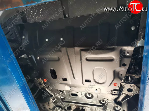 3 579 р. Защита картера двигателя и КПП (большая, V-1,6T; 2,0T) Alfeco  Chery Tiggo 8 PRO (2021-2025) (Сталь 2 мм)  с доставкой в г. Керчь