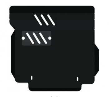 3 199 р. Защита картера двигателя и КПП (V-1,0; 1,3) Alfeco Daihatsu Storia хэтчбэк 5 дв. дорестайлинг (1998-2000) (Сталь 2 мм)  с доставкой в г. Керчь. Увеличить фотографию 2