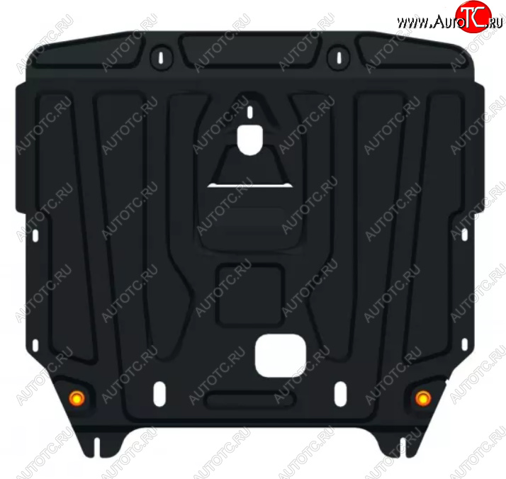5 699 р. Защита картера двигателя (V-2,5D MT) Alfeco  Dong Feng Rich 6 (2021-2025) DoubleCab рестайлинг (Алюминий 3 мм)  с доставкой в г. Керчь