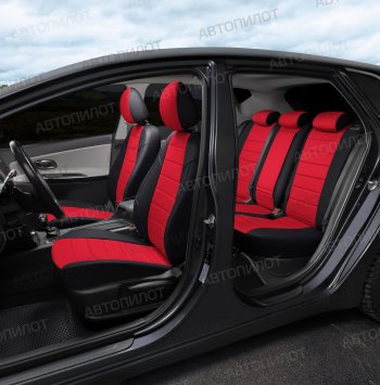 13 649 р. Чехлы на сиденья (экокожа/алькантара, 40/60) Автопилот  Audi A3  8P1 хэтчбэк 3 дв. (2003-2013) дорестайлинг, 1-ый рестайлинг, 2-ой рестайлинг, 3 рестайлинг (черный/красный)  с доставкой в г. Керчь. Увеличить фотографию 8
