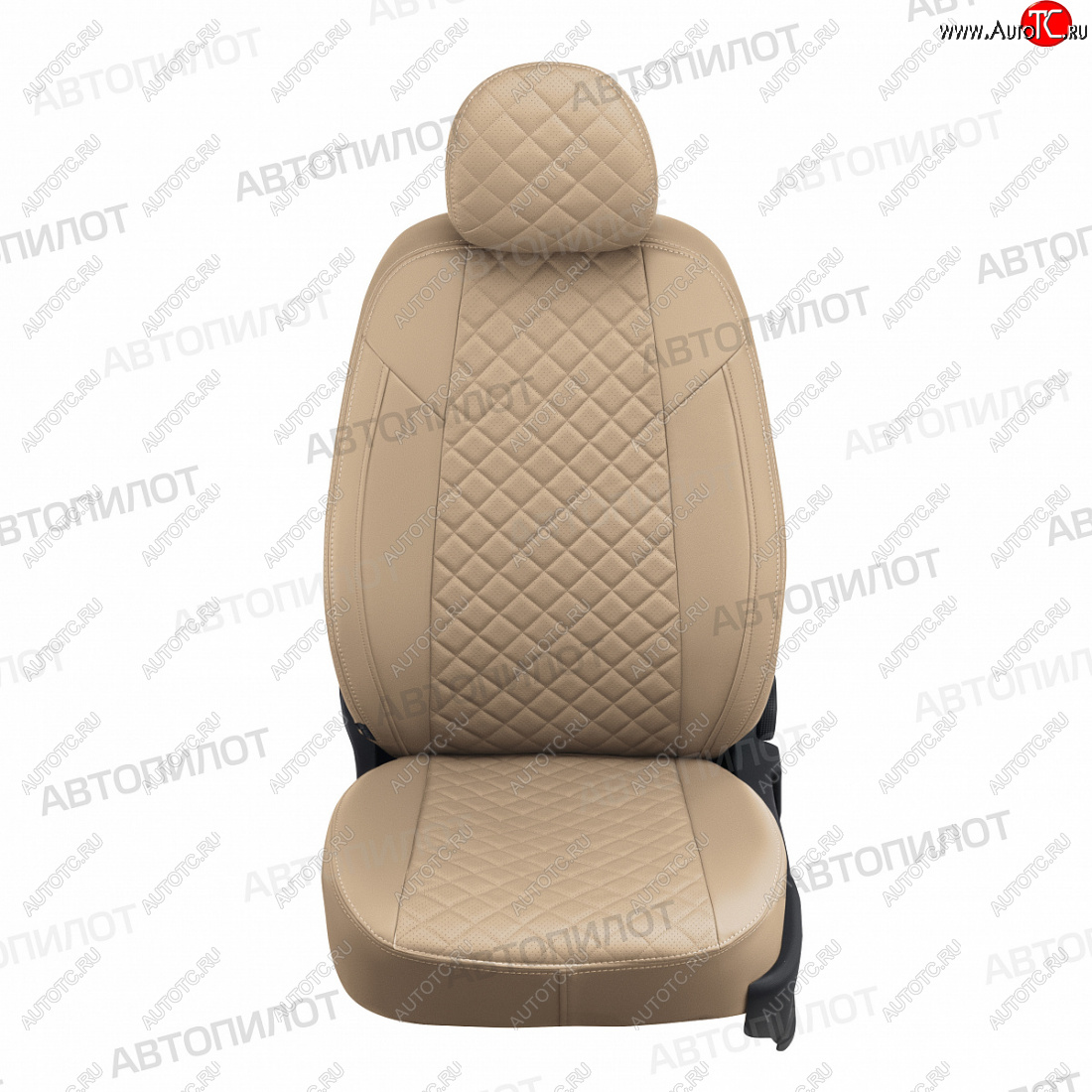 14 249 р. Автопилот (экокожа) Автопилот Ромб  Brilliance M2 (2006-2010) (темно-бежевый)  с доставкой в г. Керчь