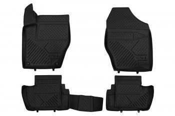1 999 р. Коврики 3D в салон CITROEN C4L, 2013- 4 шт. (полиуретан)  Ситроен С4 CITROEN c000000186  с доставкой в г. Керчь. Увеличить фотографию 1