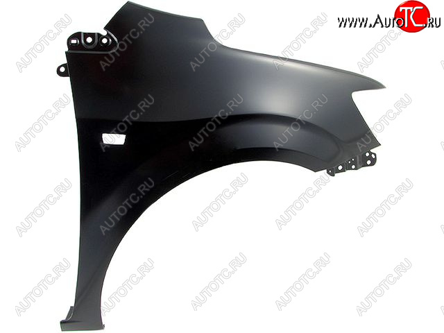 4 199 р. Правое крыло переднее (с отверстием под повторитель поворота, Тайвань) BodyParts Chevrolet Aveo T300 седан (2011-2015) (Неокрашенное)  с доставкой в г. Керчь