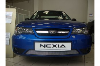          Защита радиатора Daewoo Nexia 2010- chrome Daewoo Nexia рестайлинг (2008-2015) (хром)