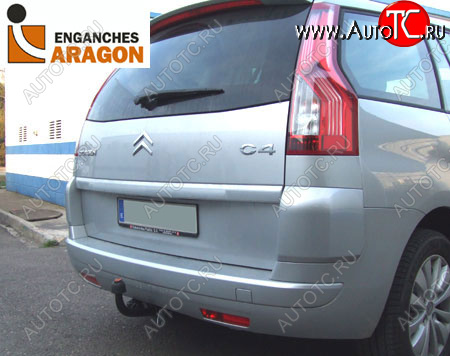 5 249 р. ТСУ для CITROEN C4 Picasso  Grand Picasso 2006-02013, PEUGEOT 5008 2009-2017, PEUGEOT 5008 AdBlue 2010-2017, Тип шара: Горизонтальный, условно-съемны Aragon e1220aa  с доставкой в г. Керчь