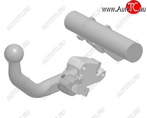 22 699 р. Фаркоп (тягово-сцепное устройство) Aragon Ford Fusion 1 хэтчбэк дорестайлинг (2002-2005) (тип шара S (горизонтальный, легкосъемный))  с доставкой в г. Керчь