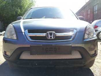           Защита радиатора Honda CR-V II 2004-2007 chrome Honda CR-V  RD4,RD5,RD6,RD7,RD9  (2004-2006) рестайлинг (хром)