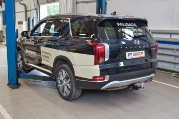 18 189 р. Фаркоп (быстросъемный квадрат) Petroil Tuning Hyundai Palisade LX2 (2018-2022)  с доставкой в г. Керчь. Увеличить фотографию 2