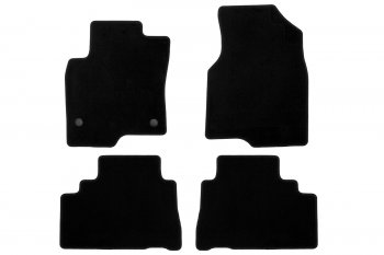 Комплект ковриков в салон (чёрные, текстиль) Klever Econom Chevrolet Captiva 2-ой рестайлинг (2013-2016)