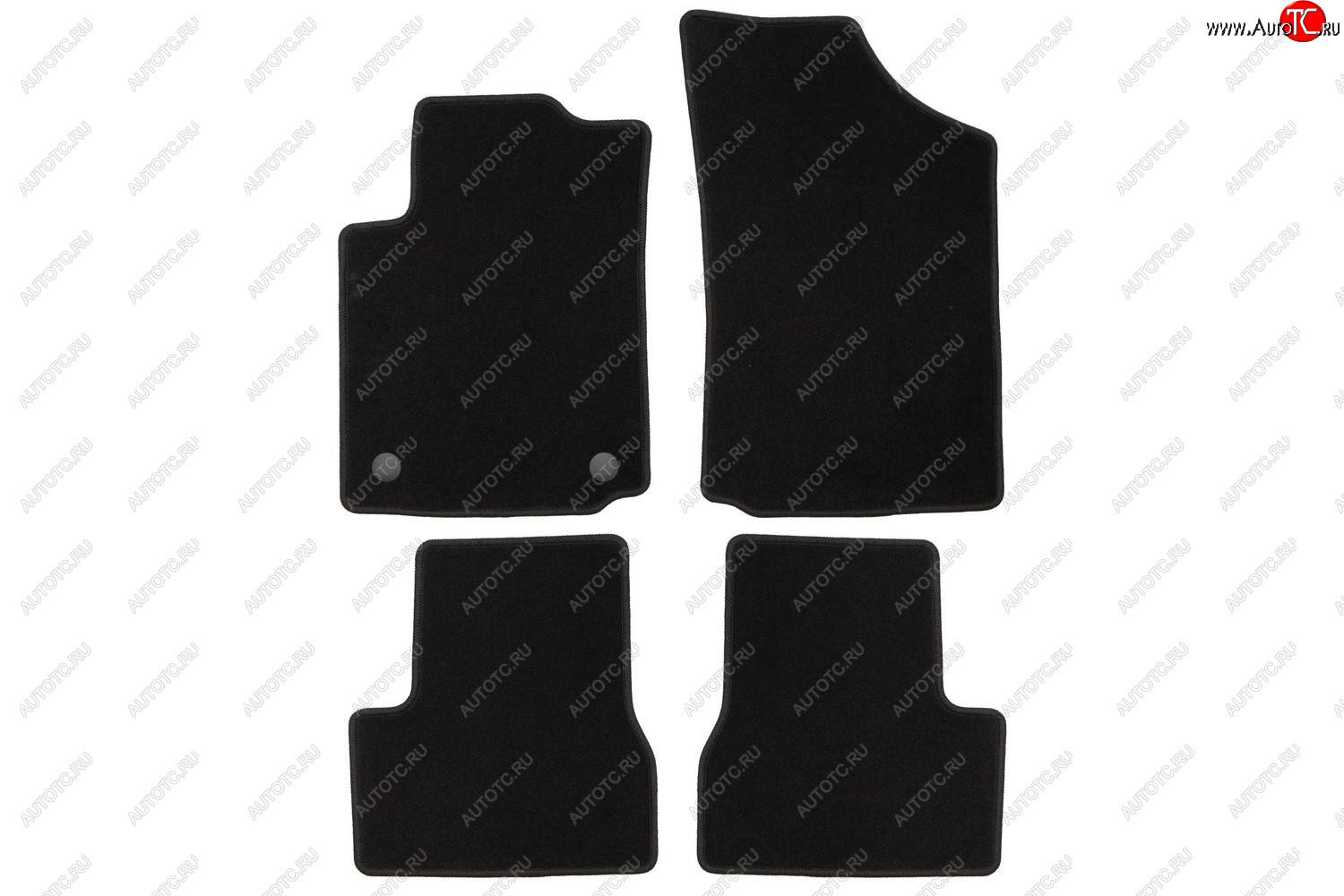 399 р. Коврики салона (текстиль) Klever Econom CITROEN C3 FC/FN хэтчбэк (2002-2009) (Чёрные)  с доставкой в г. Керчь