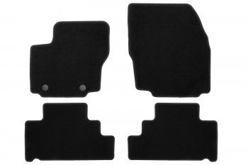 Коврики салона (текстиль) Klever Econom Ford S-Max 1 дорестайлинг (2006-2010) (Чёрные)