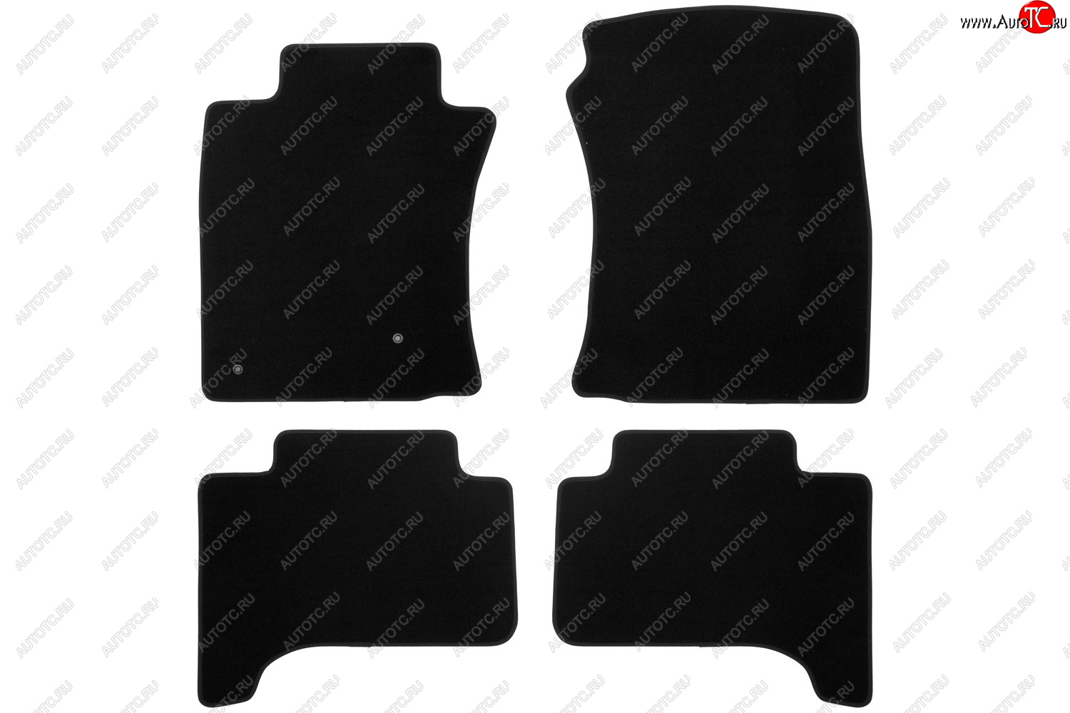 4 849 р. Коврики салона (текстиль) Klever Econom Toyota Land Cruiser Prado J120 (2002-2009) (Чёрные)  с доставкой в г. Керчь
