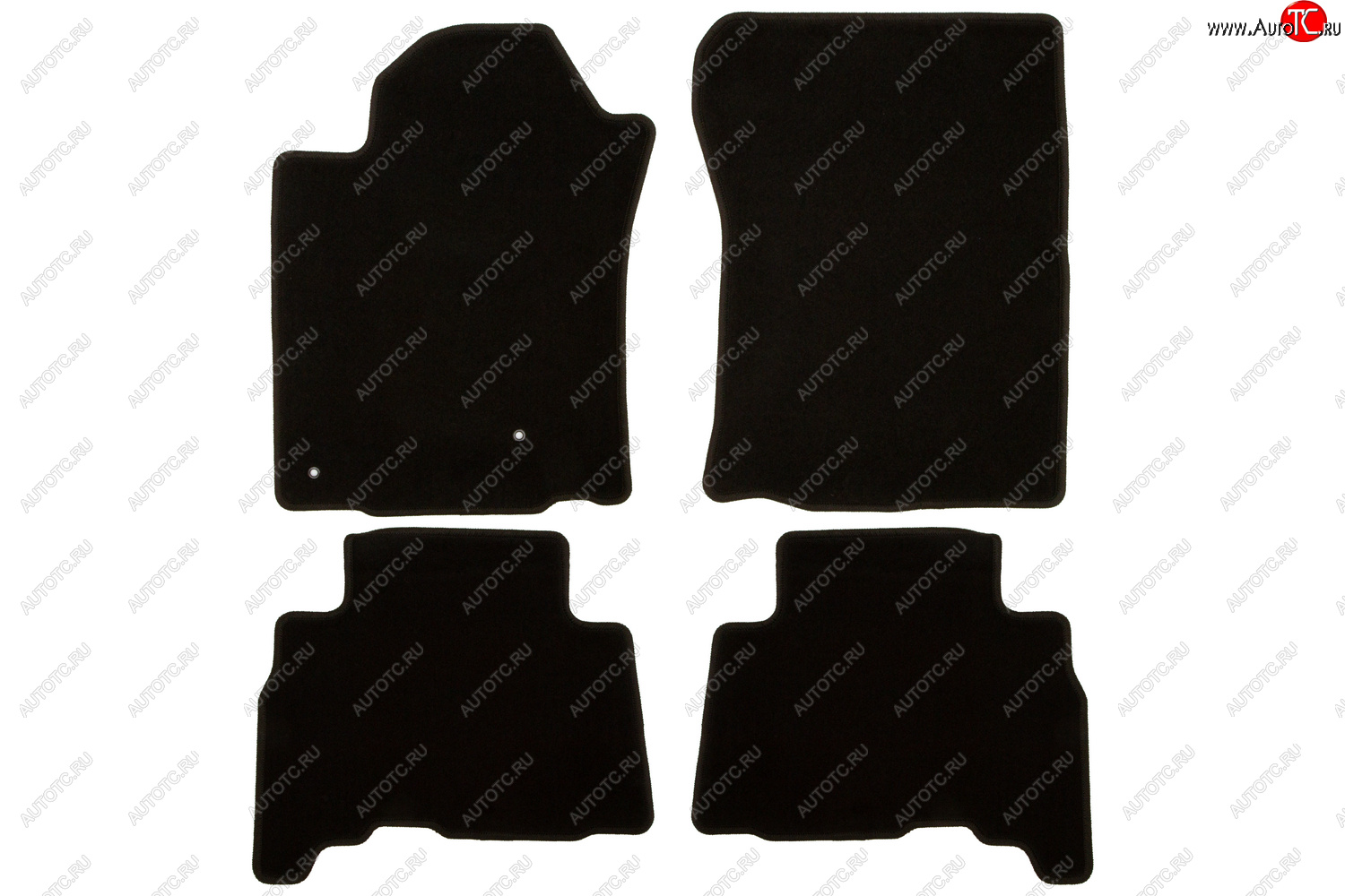 4 849 р. Коврики салона (текстиль) Klever Econom Toyota Land Cruiser Prado J150 дорестайлинг (2009-2013) (Чёрные)  с доставкой в г. Керчь
