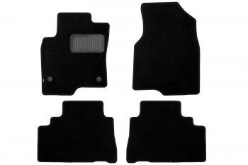 Комплект ковриков в салон (чёрные, текстиль) Klever Standard Chevrolet Captiva 2-ой рестайлинг (2013-2016)