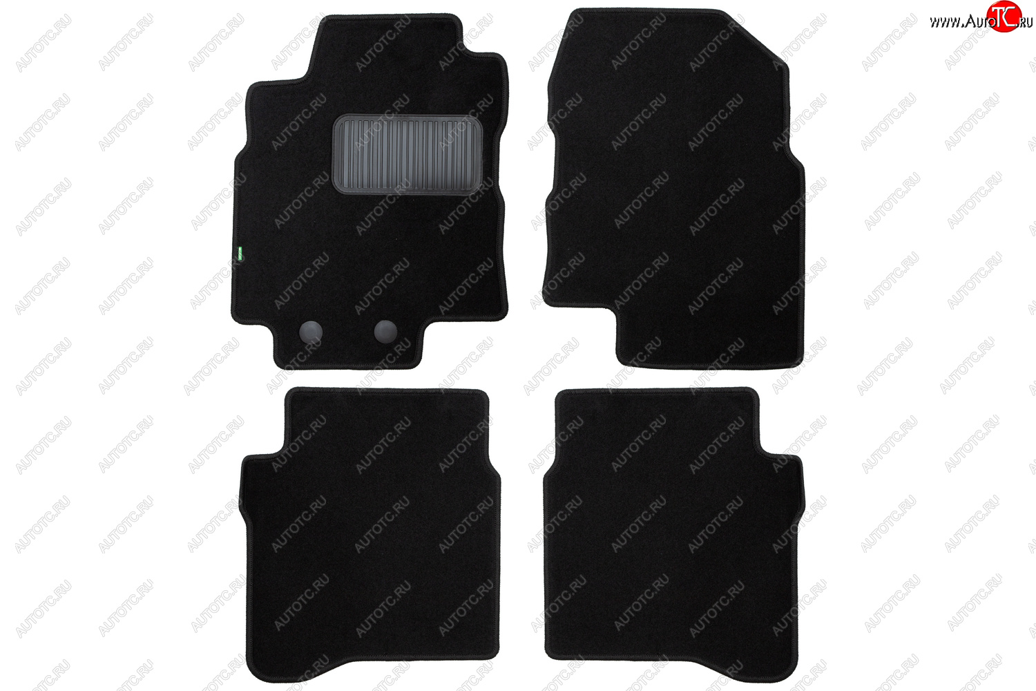 2 989 р. Комплект ковриков в салон (АКПП, чёрные, текстиль) Klever Standard Nissan Primera 3 седан P12 (2001-2008)  с доставкой в г. Керчь