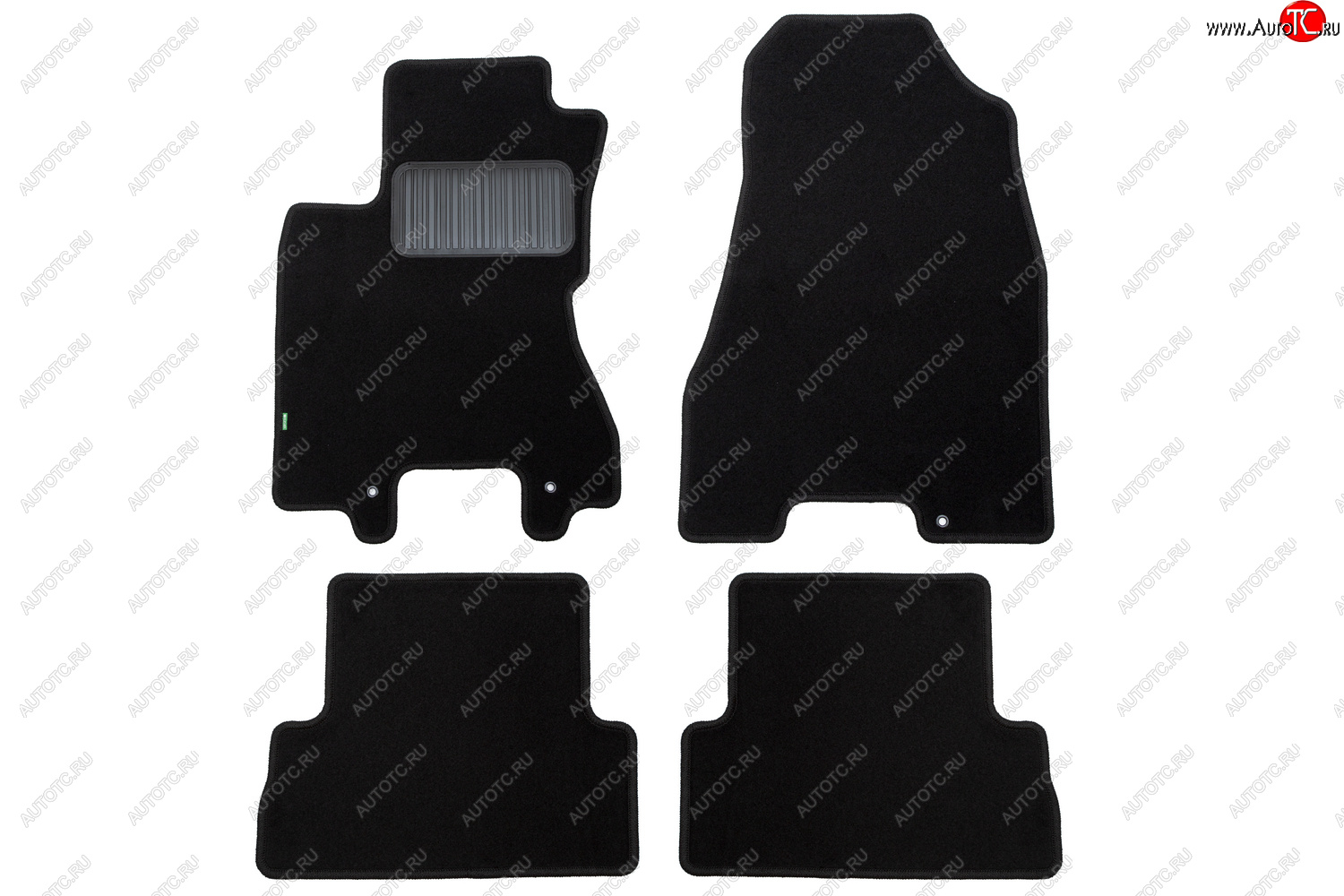 6 949 р. Комплект ковриков в салон (чёрные, текстиль) Klever Standard Nissan X-trail 2 T31 дорестайлинг (2007-2011)  с доставкой в г. Керчь