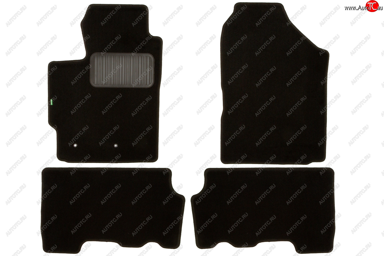 6 949 р. Комплект ковриков в салон (АКПП, чёрные, текстиль) Klever Standard Toyota Yaris XP90 дорестайлинг, хэтчбэк 5 дв. (2005-2008)  с доставкой в г. Керчь