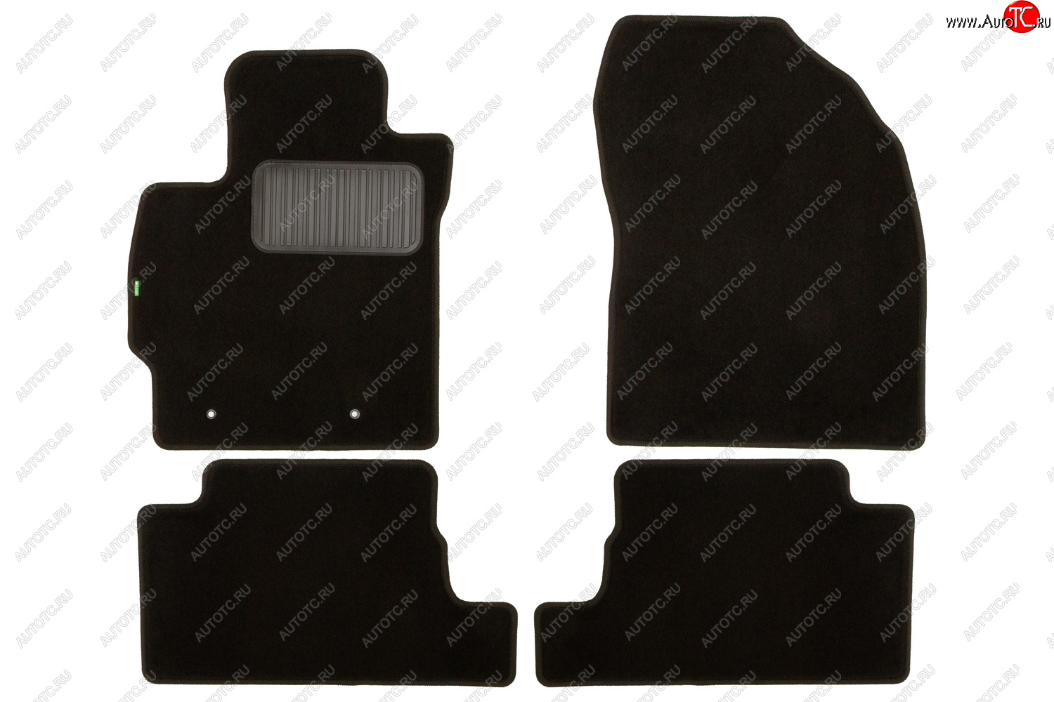 6 599 р. Комплект ковриков в салон (чёрные, текстиль) Klever Standard Toyota Auris E150 хэтчбэк 5 дв. дорестайлинг (2006-2010)  с доставкой в г. Керчь