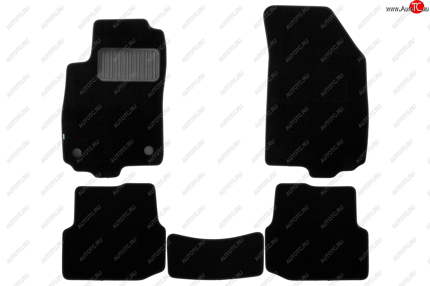 8 999 р. Коврики салона (текстиль) Klever Premium Chevrolet Aveo T300 седан (2011-2015) (Чёрные)  с доставкой в г. Керчь