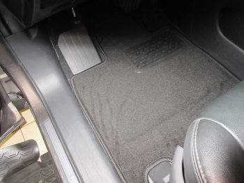 669 р. Коврики в салон Klever Premium NISSAN Pathfinder, 2014-2017, 2016-2020, внед., 5 шт. (текстиль)  Ни Klever klever03365922110kh  с доставкой в г. Керчь. Увеличить фотографию 1