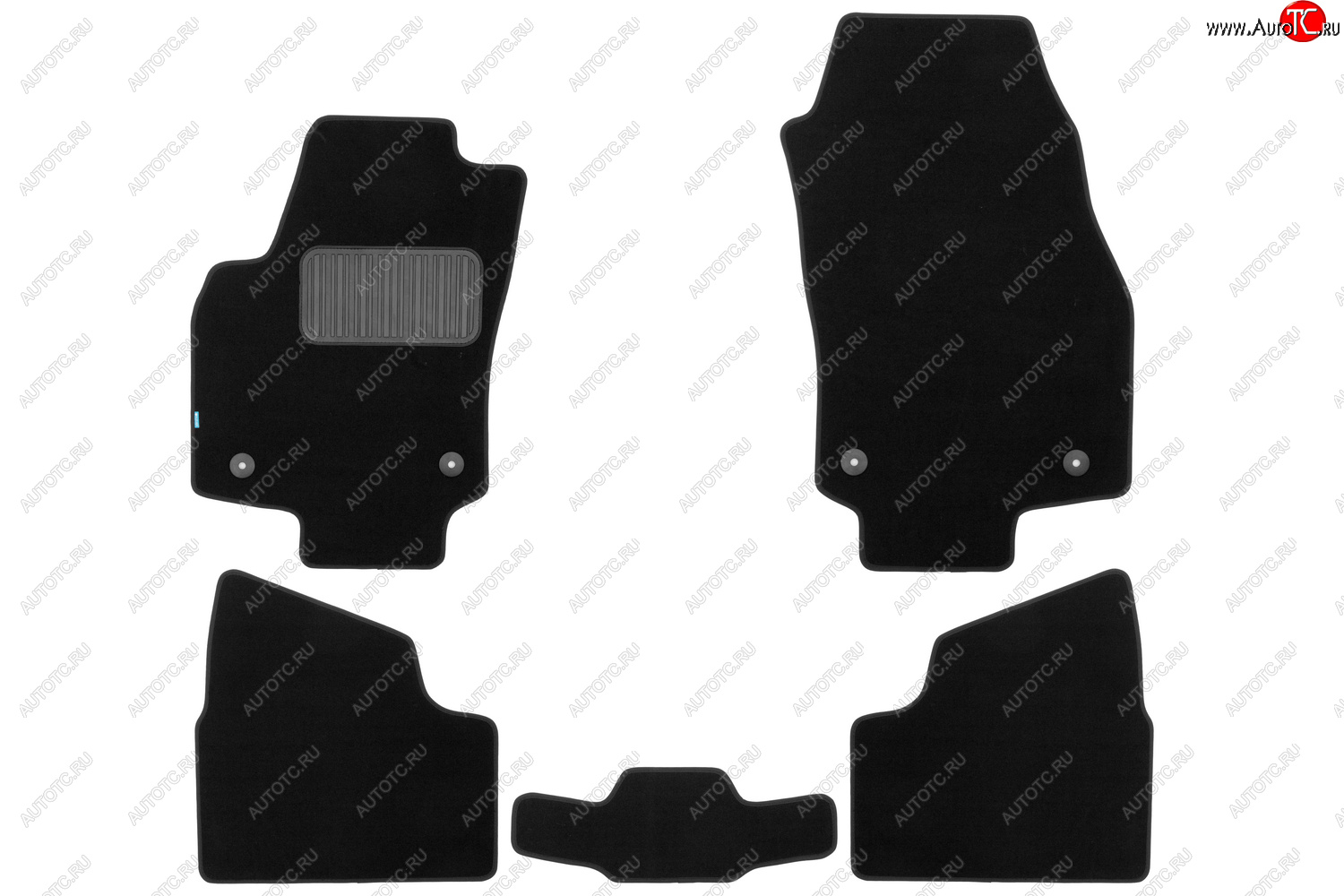 569 р. Коврики в салон Klever Premium OPEL Astra H GTC 3D 2004-2007, 2006-2014, хб., 5 шт. (текстиль)  Опель Астра Klever klever03371022110kh  с доставкой в г. Керчь