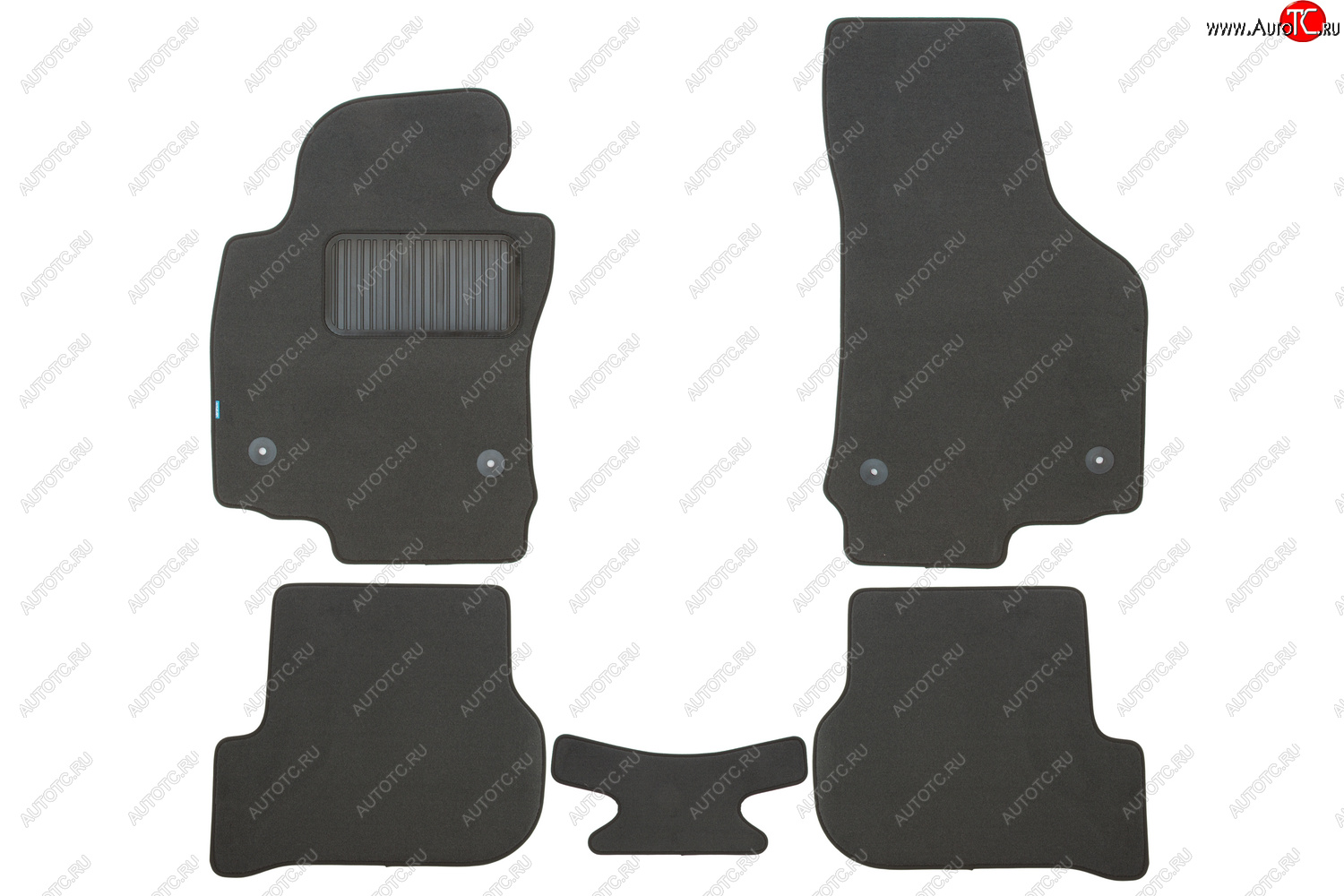 9 549 р. Коврики салона (текстиль) Klever Premium Seat Leon 1P хэтчбэк 5 дв. дорестайлинг (2005-2009) (Чёрные)  с доставкой в г. Керчь
