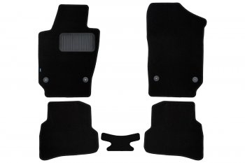 Коврики салона (текстиль) Klever Premium Seat Ibiza 6J хэтчбэк 5 дв. доресталийнг (2008-2012) (Чёрные)