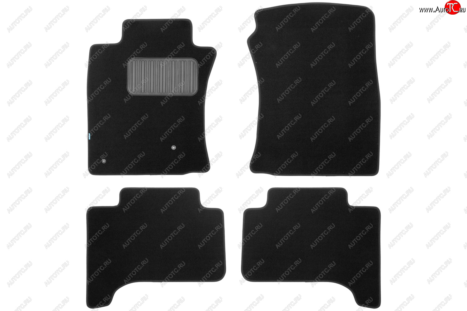 9 549 р. Коврики салона (текстиль) Klever Premium Toyota Land Cruiser Prado J120 (2002-2009) (Чёрные)  с доставкой в г. Керчь