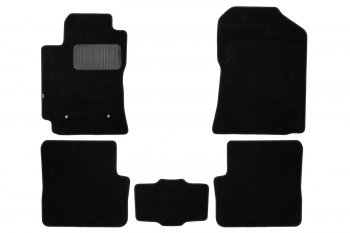 Коврики салона (текстиль) Klever Premium Toyota Corolla E120 седан рестайлинг (2004-2007) (Чёрные)
