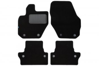 419 р. Коврики в салон Klever Premium VOLVO S60 АКПП 2010-2013, 2013-2018 сед., 4 шт. (текстиль)  Вольво С Klever klever03500322110kh  с доставкой в г. Керчь. Увеличить фотографию 1