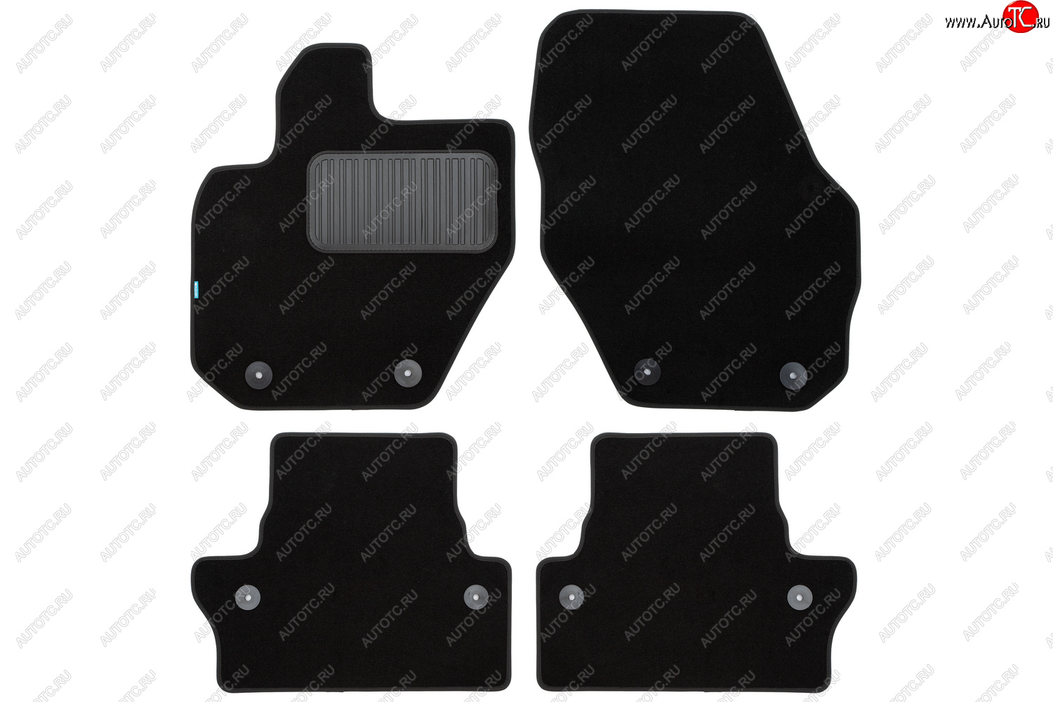 419 р. Коврики в салон Klever Premium VOLVO S60 АКПП 2010-2013, 2013-2018 сед., 4 шт. (текстиль)  Вольво С Klever klever03500322110kh  с доставкой в г. Керчь