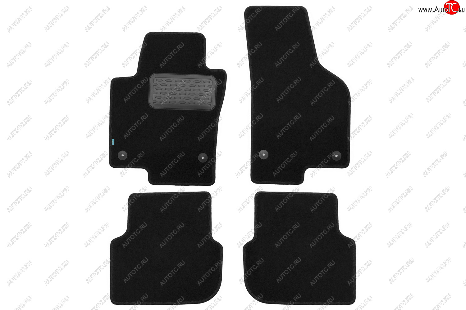 449 р. Коврики в салон Klever Premium VOLKSWAGEN Jetta V АКПП 2010-2015, 2014-2018, сед., 5 шт. (текстиль)  Klever klever03511422110kh  с доставкой в г. Керчь