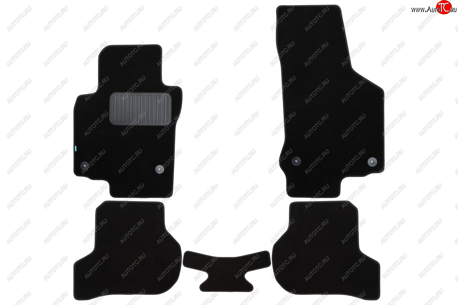 8 999 р. Коврики в салон Klever Premium VOLKSWAGEN Golf GTI 3D 2008-2012, хб., 5 шт. (текстиль)  Фольксваген Гольф Klever klever03513522110kh  с доставкой в г. Керчь