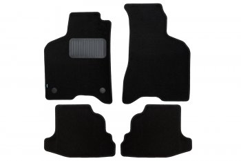 429 р. Коврики в салон Klever Premium VOLKSWAGEN Lupo 1998-2005, хб., 4 шт. (текстиль)  Фольксваген Люпо Klever klever03514022110kh  с доставкой в г. Керчь. Увеличить фотографию 1