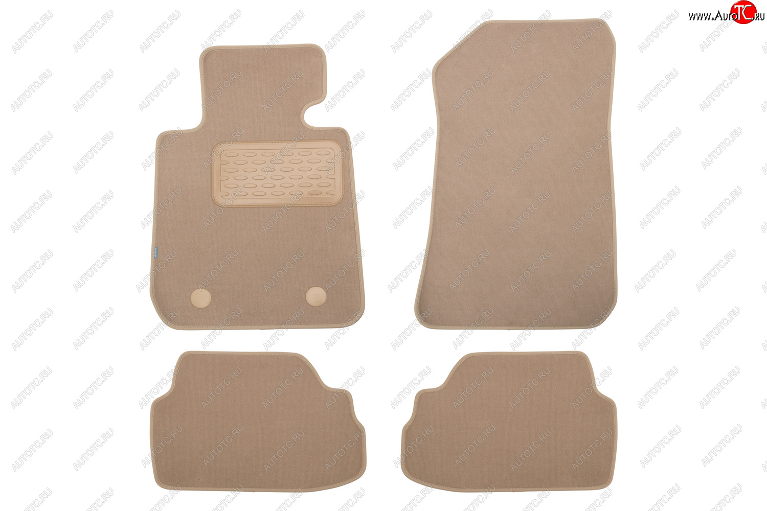 399 р. Коврики в салон Klever Premium BMW 1 3D E81 АКПП 2004-2007, 2007-2011, хб., 4 шт. (текстиль, бежевые Klever klever04050322112kh  с доставкой в г. Керчь