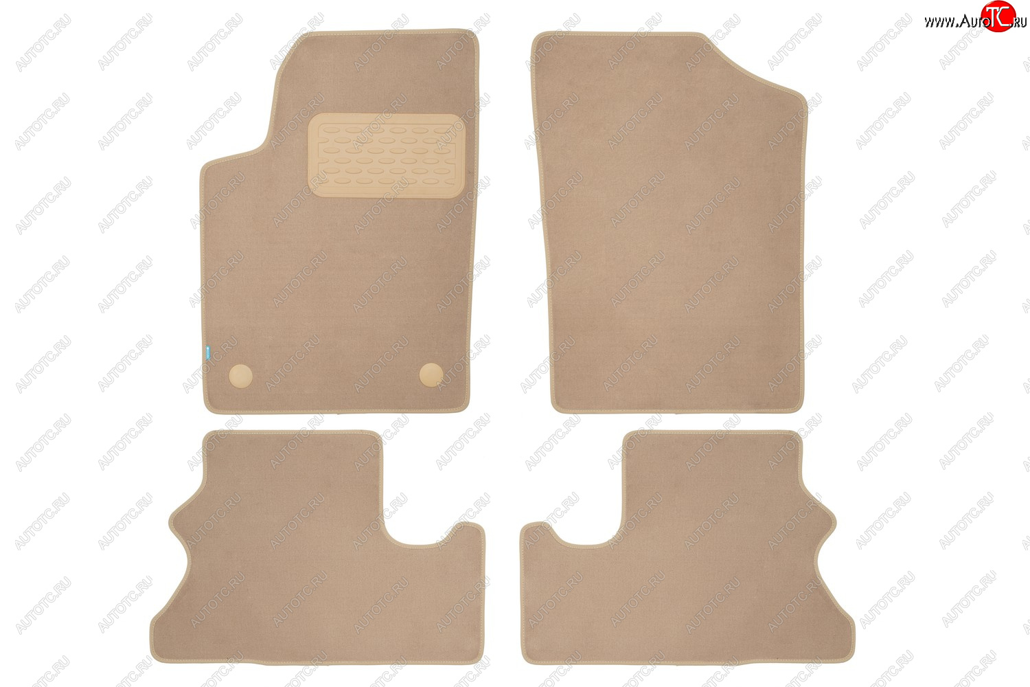 469 р. Коврики в салон Klever Premium CITROEN Berlingo First 1996-2002, 2002-2012, мв., 4 шт. (текстиль, бе Klever klever04102122112kh  с доставкой в г. Керчь